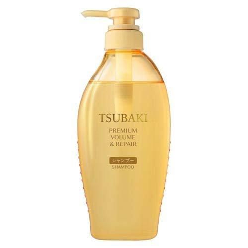 Dầu gội phục hồi hư tổn ngăn rụng tóc Tsubaki premium repair shampoo 450ml (vàng)