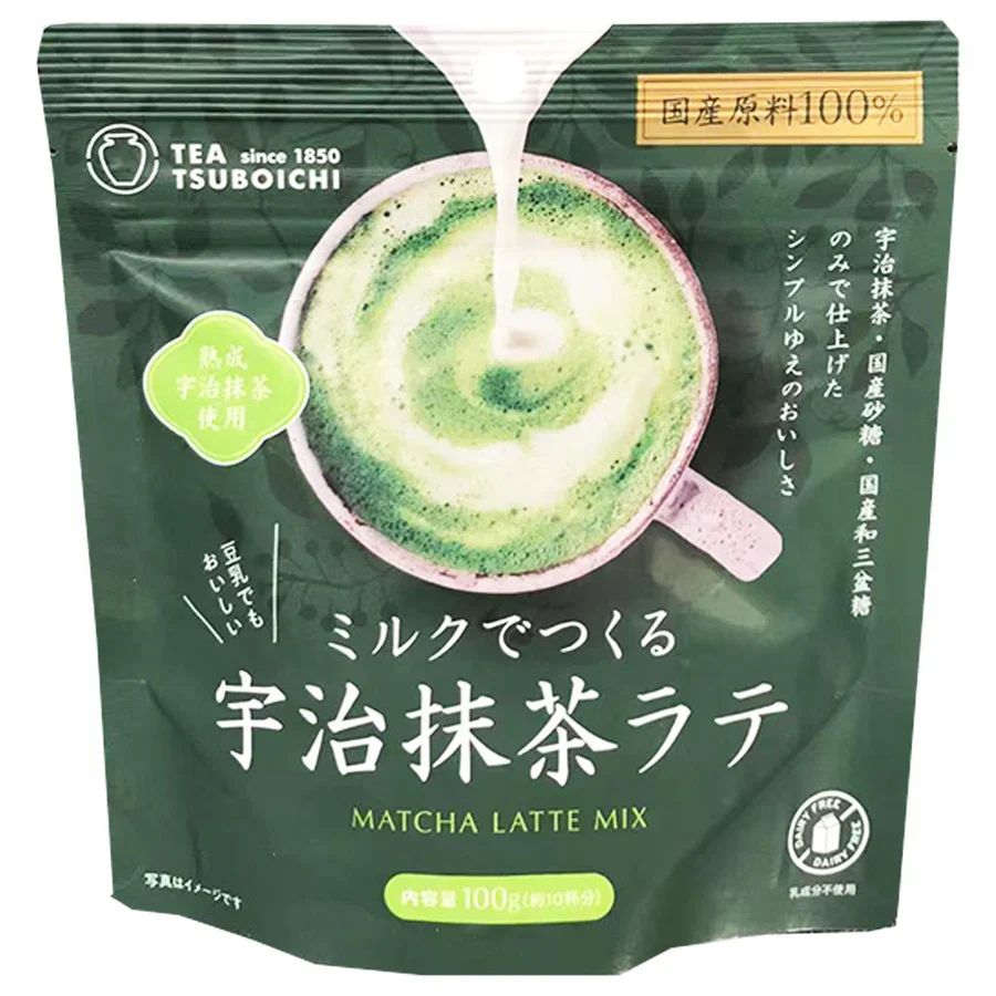 Bột trà pha cùng sữa vị Matcha latte Tsuboichi 100g
