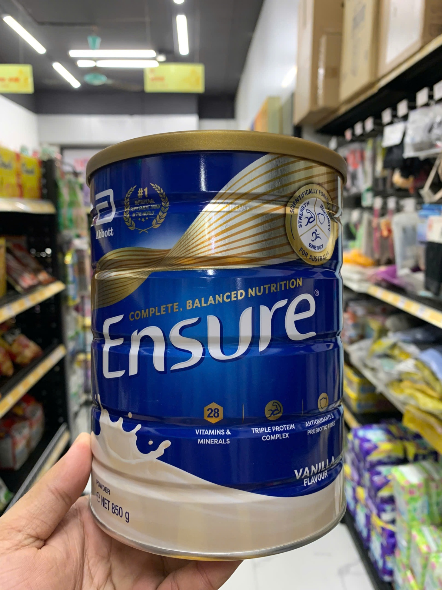 Sữa bôt ensure Úc - 850gr(6h/thùng)