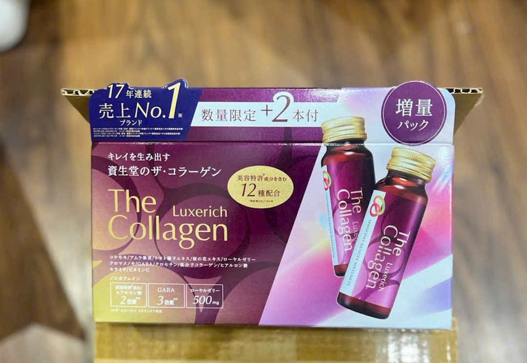 The Collagen Luxerich Shiseido dạng nước 50mlx12 (3h/thùng) MM