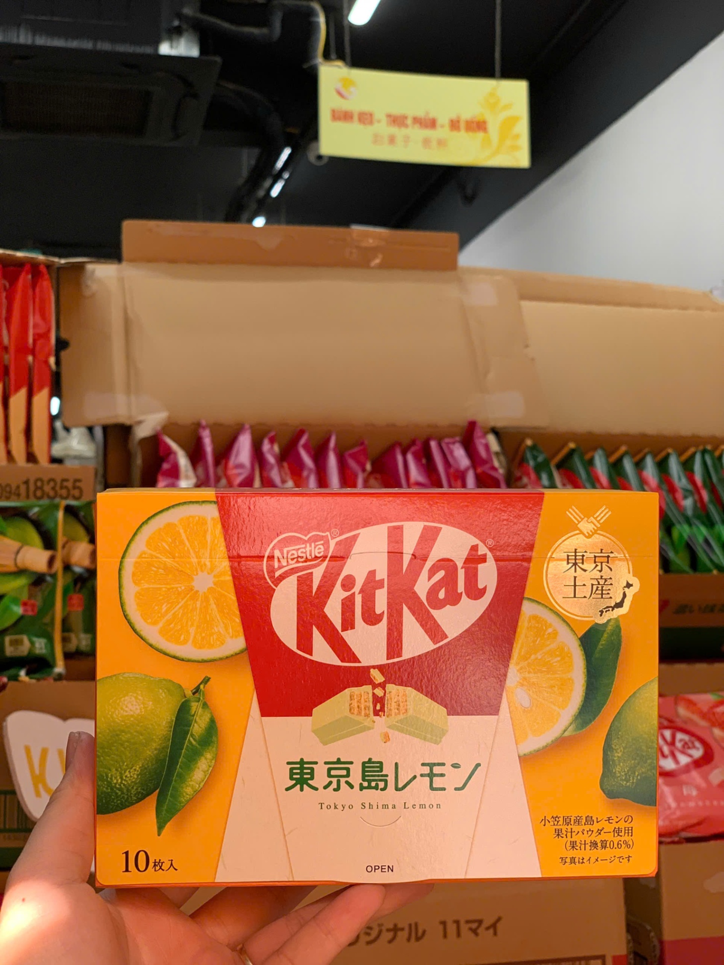 Bánh kitkat vị chanh đảo Tokyo phiên bản giới hạn Nhật Bản hộp 10 thanh