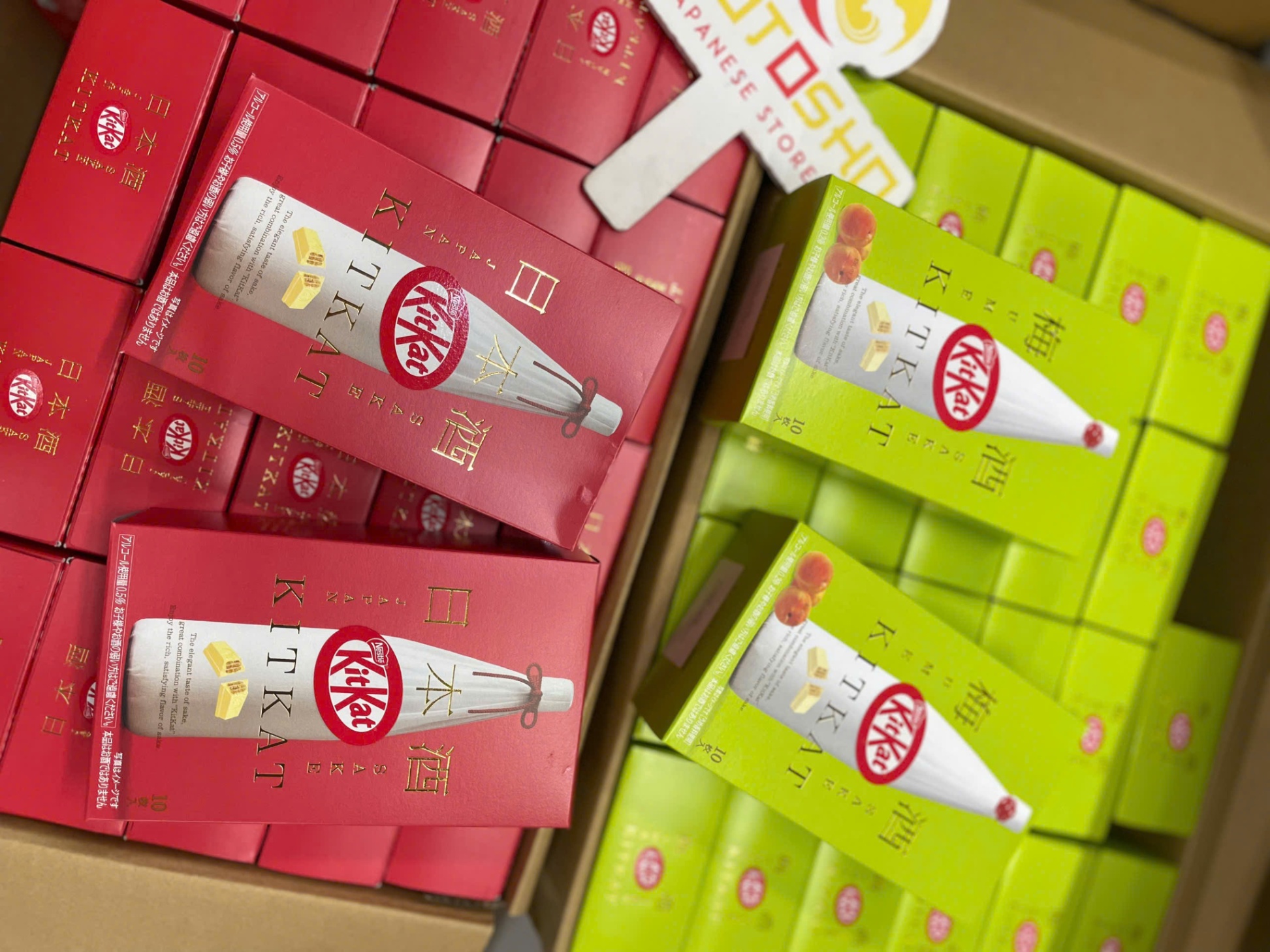 Bánh kitkat vị rươu sake phiên bản giới hạn Nhật Bản hộp 10 thanh