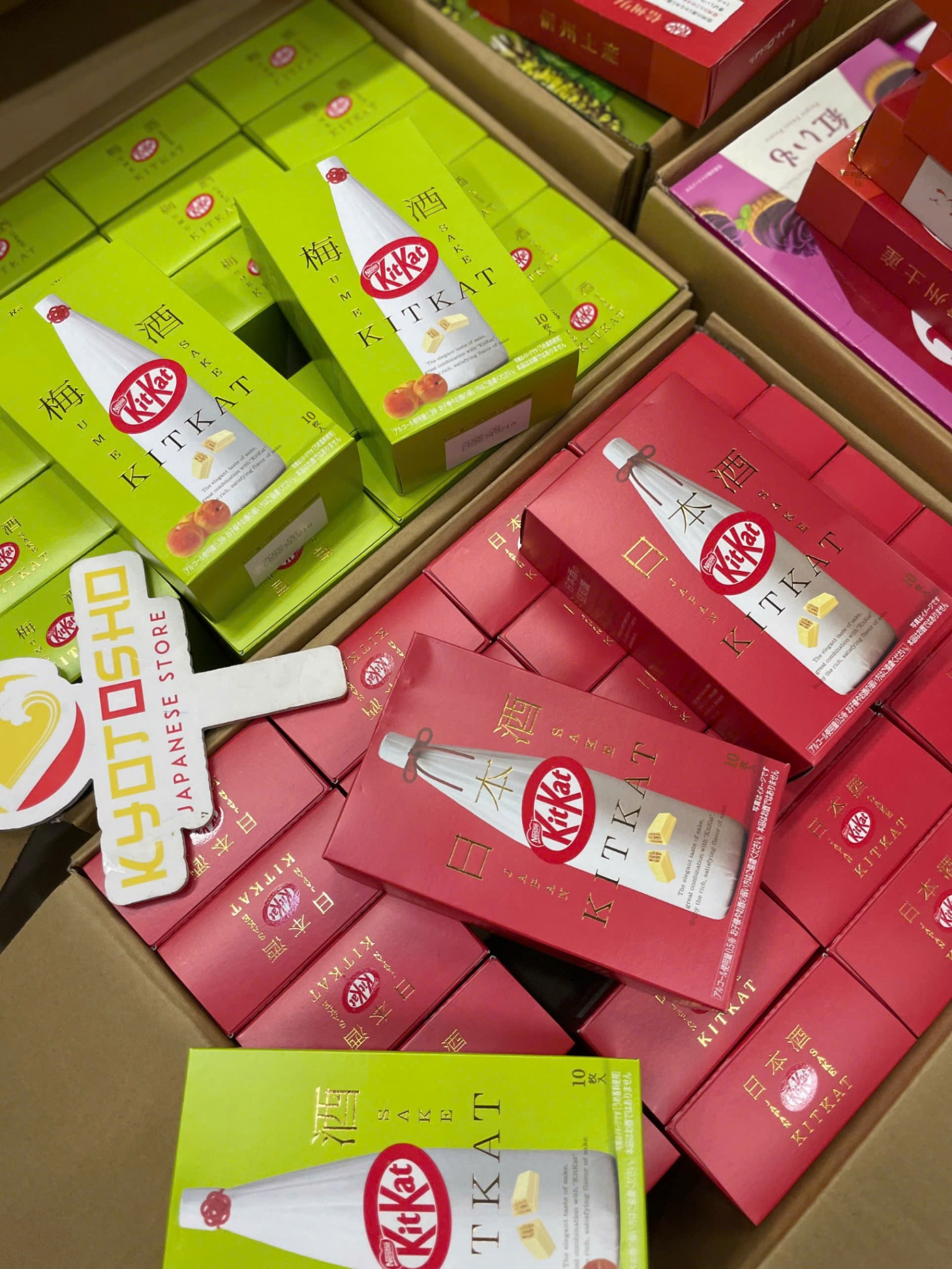 Bánh kitkat vị rươu sake phiên bản giới hạn Nhật Bản hộp 10 thanh