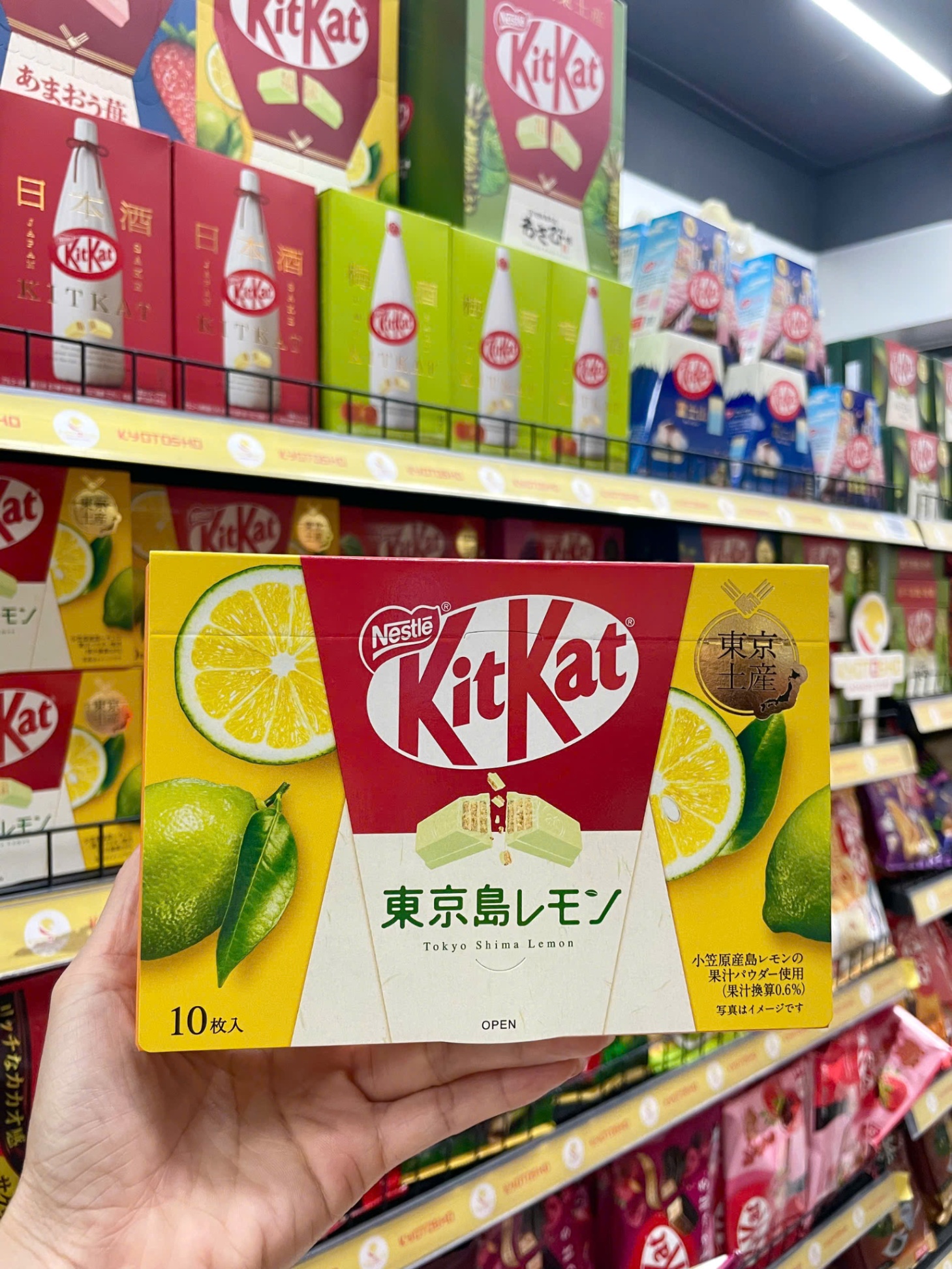 Bánh kitkat vị chanh đảo Tokyo phiên bản giới hạn Nhật Bản hộp 10 thanh