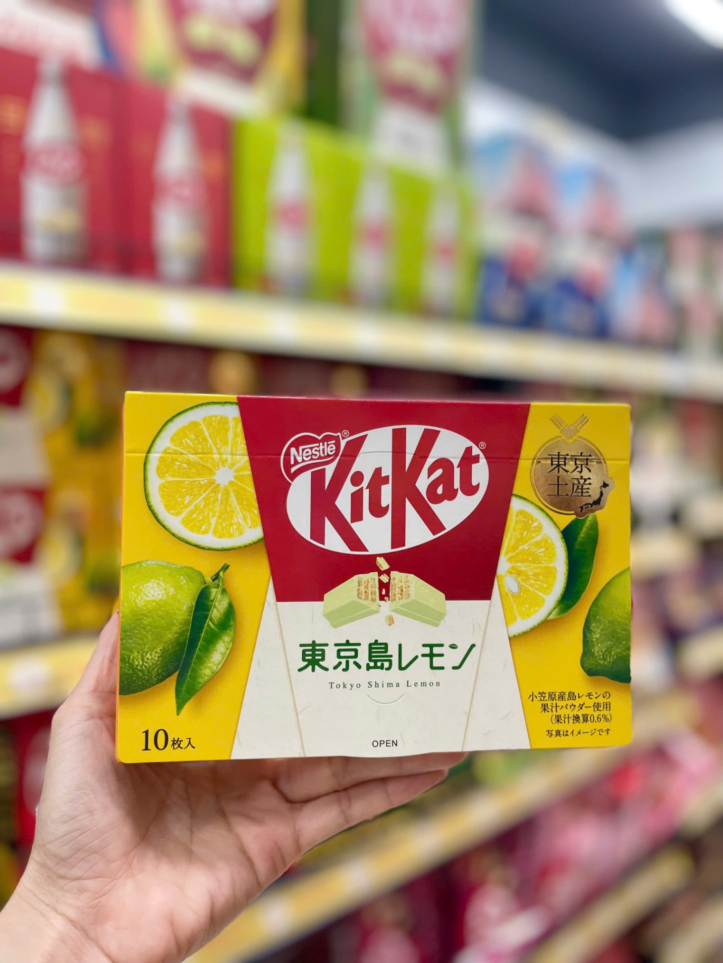 Bánh kitkat vị chanh đảo Tokyo phiên bản giới hạn Nhật Bản hộp 10 thanh