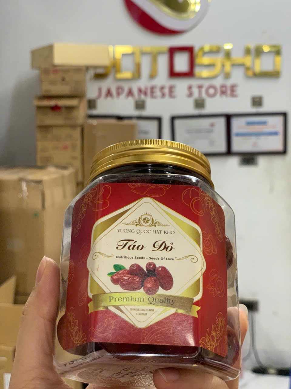 Táo đỏ hũ 120g Tân cương