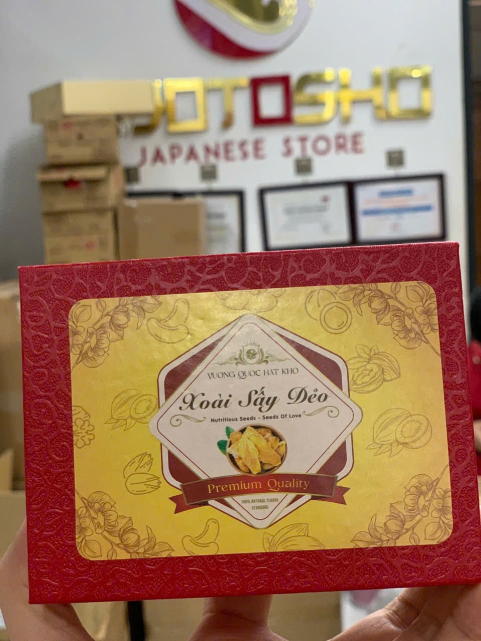 Xoài sấy dẻo hộp 180g VN