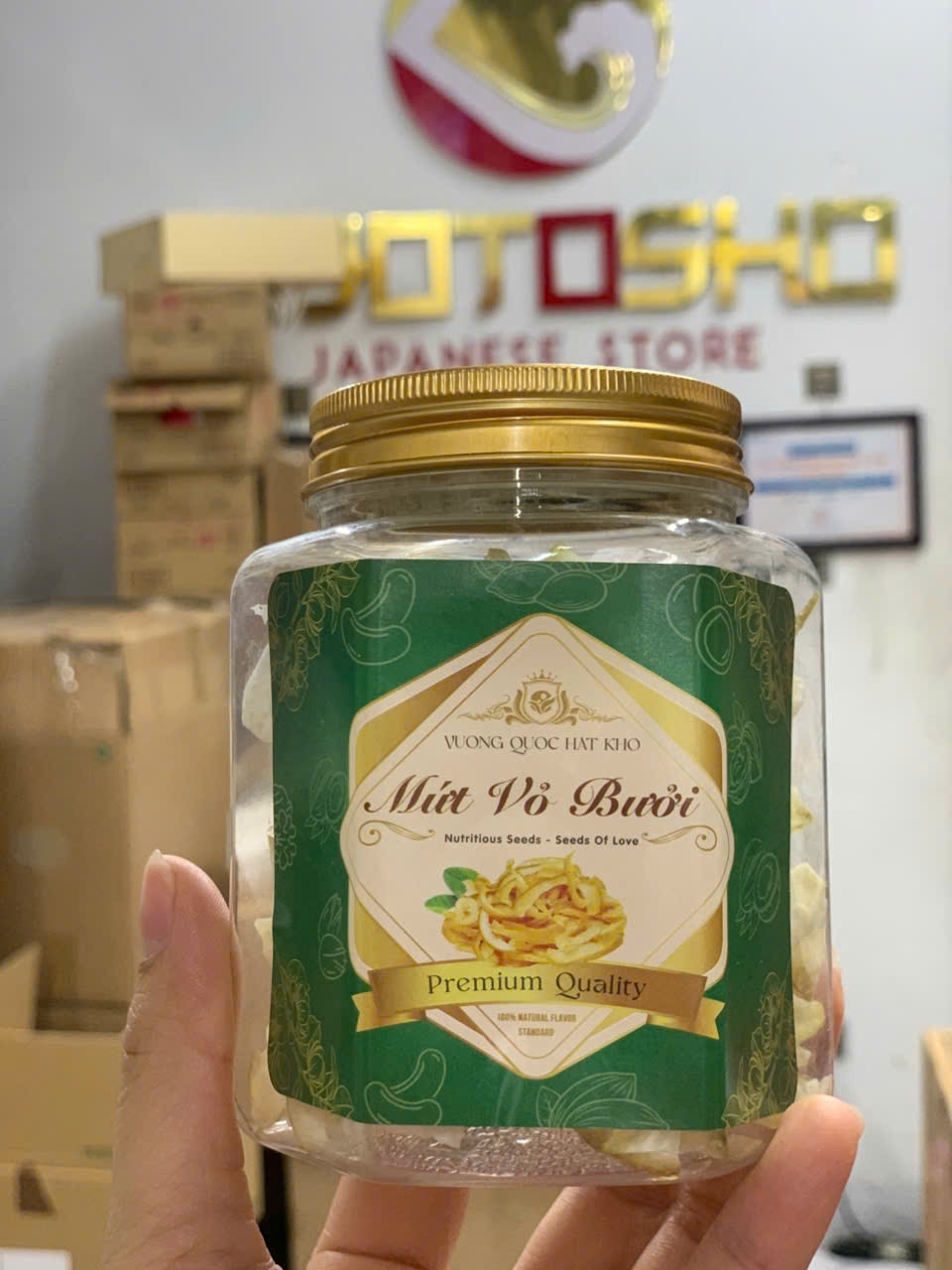 Mứt vỏ bưởi hũ 80g VN