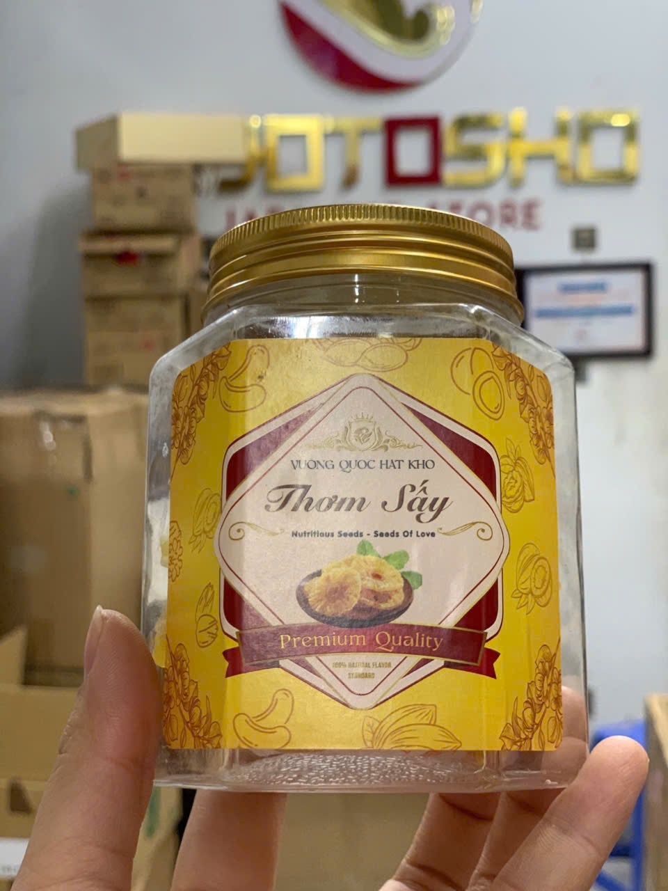 Thơm sấy dẻo hũ 150g Mỹ