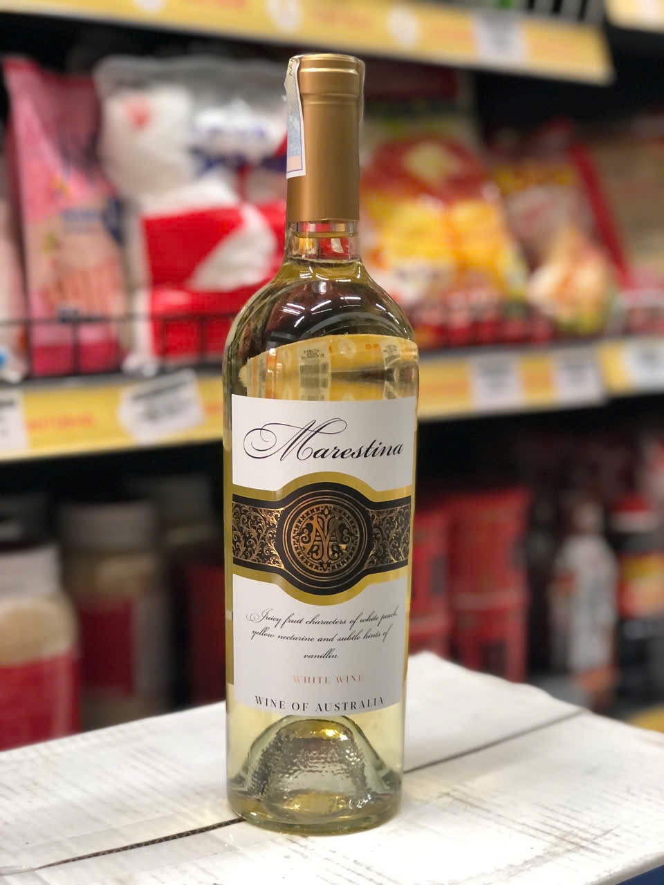 Rượu vang trắng Marestina White Wine 750ml ÚC