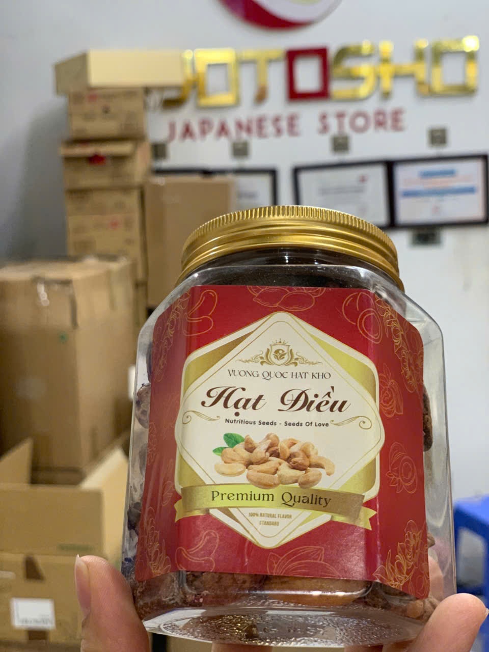 Hạt điều rang muối hũ 150g VN