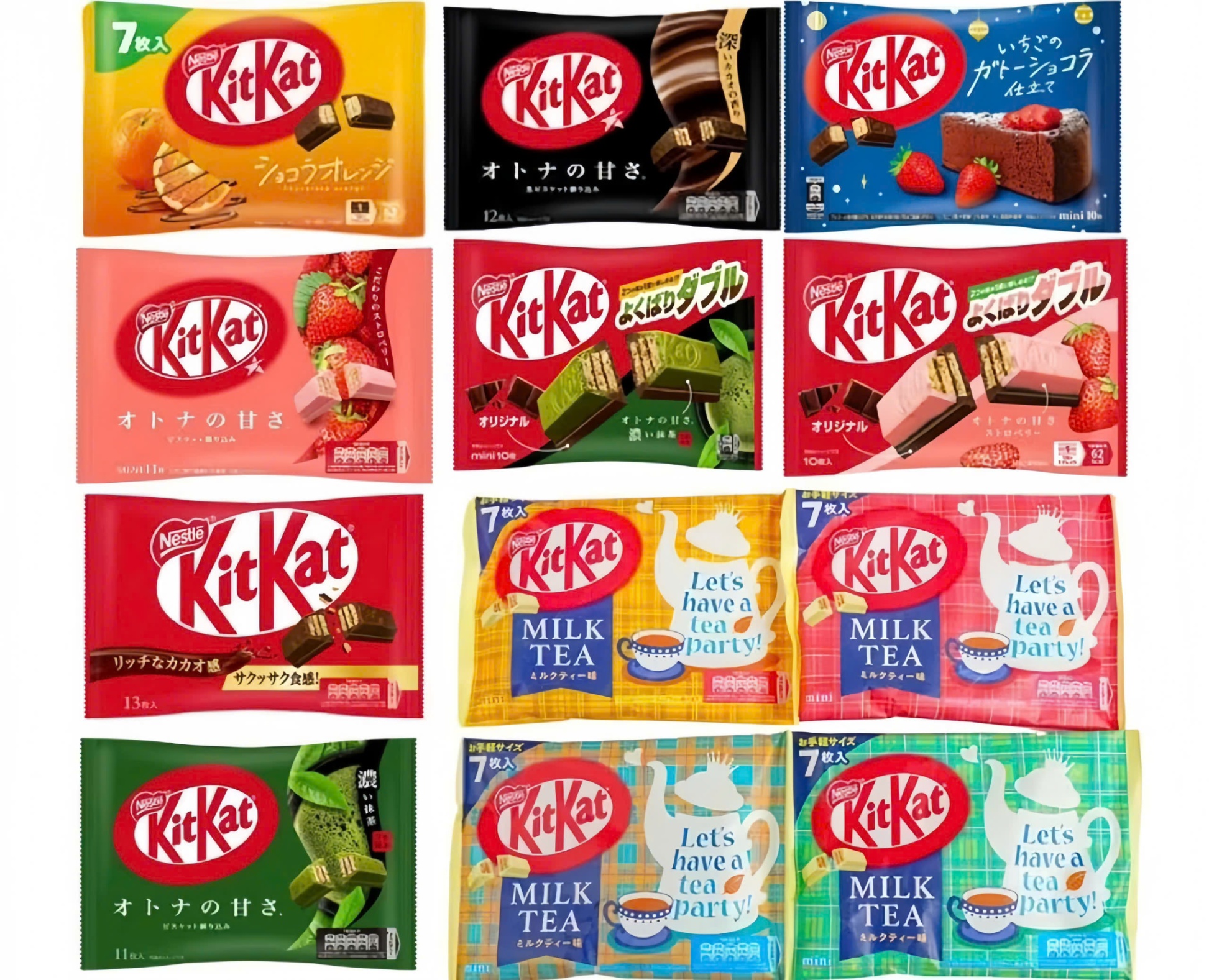 Bánh Kitkat vị Dâu tây Nhật Bản 10 cái