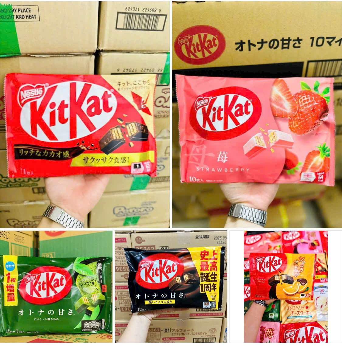 Bánh Kitkat vị Dâu tây Nhật Bản 10 cái