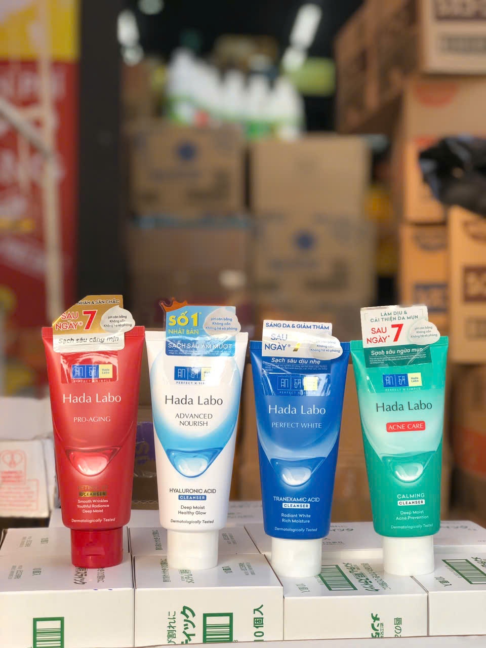 Kem Rửa Mặt Hada Labo Cho Da Mụn Và Nhạy Cảm 80g