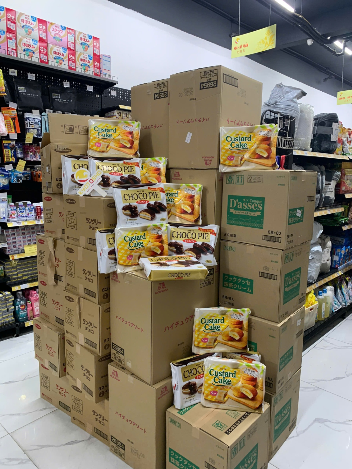 Bánh trứng Custard Nhật Bản cao cấp 9 cái