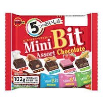 Kẹo socola tổng hợp Mini Bit Bourbon 102g