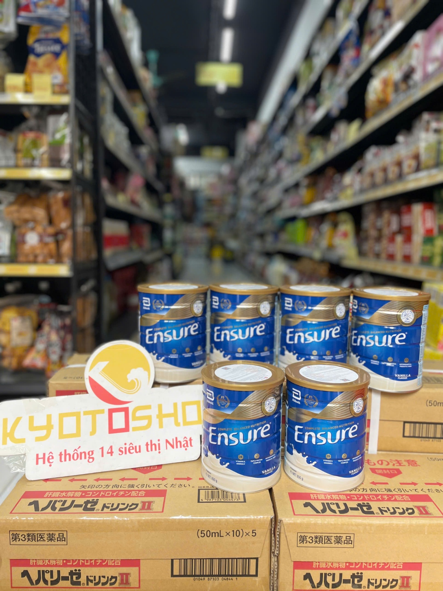 Sữa bôt ensure Úc - 850gr(6h/thùng)