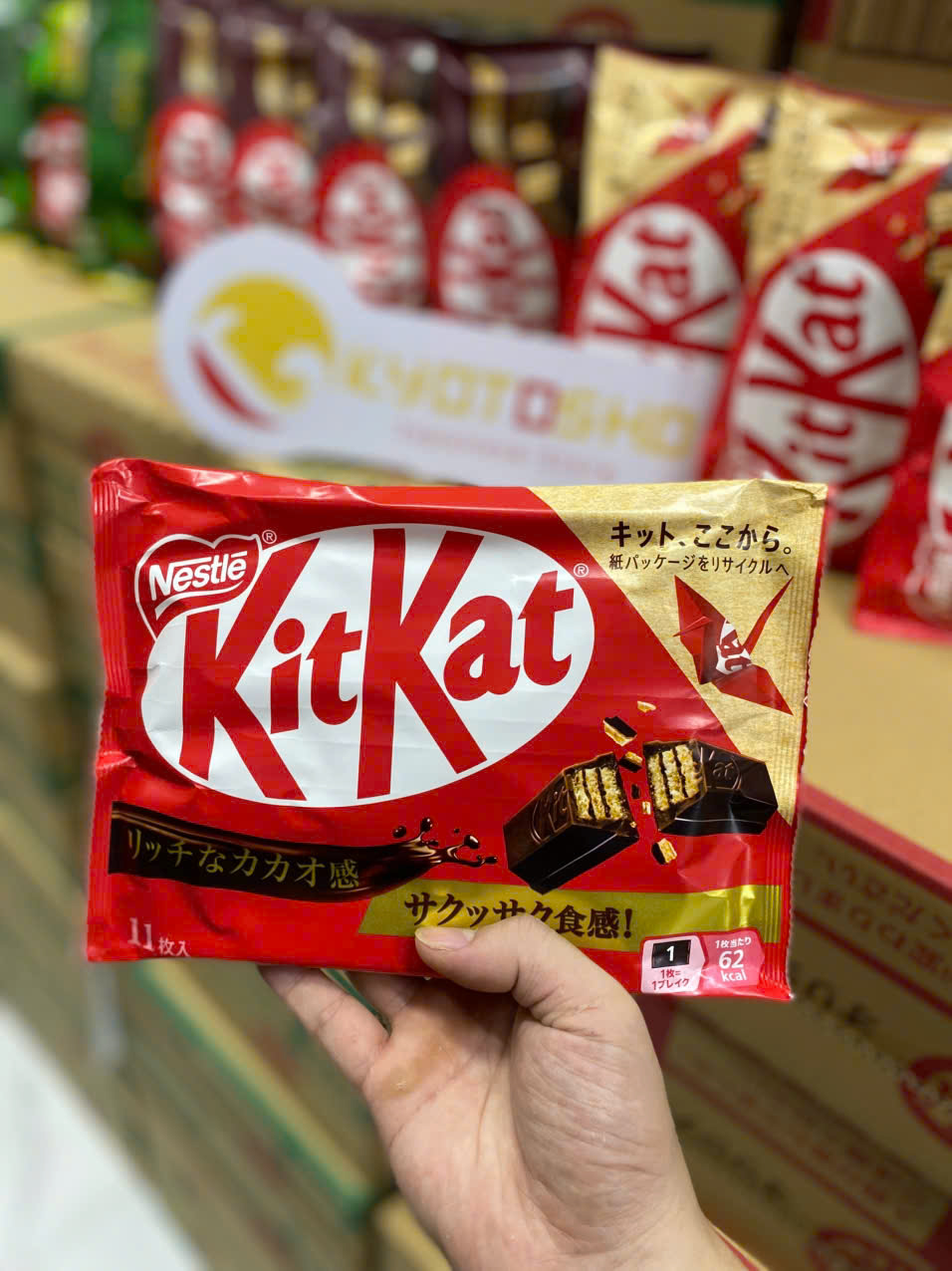 KM MUA 2 TẶNG 1 Bánh KitKat Vị Chocolate 11 thanh