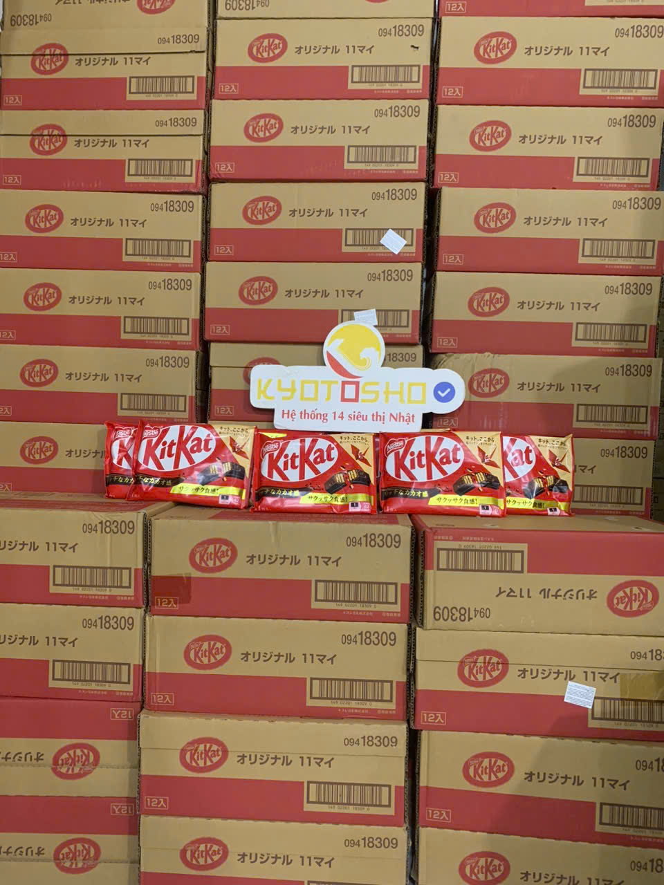 Bánh KitKat Vị Chocolate 11 thanh