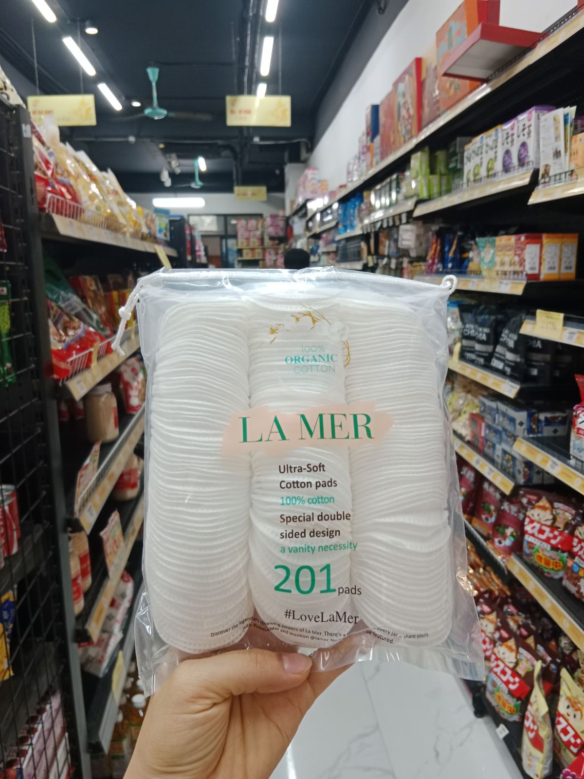 Bông tẩy trang mềm La Mer 201 miếng
