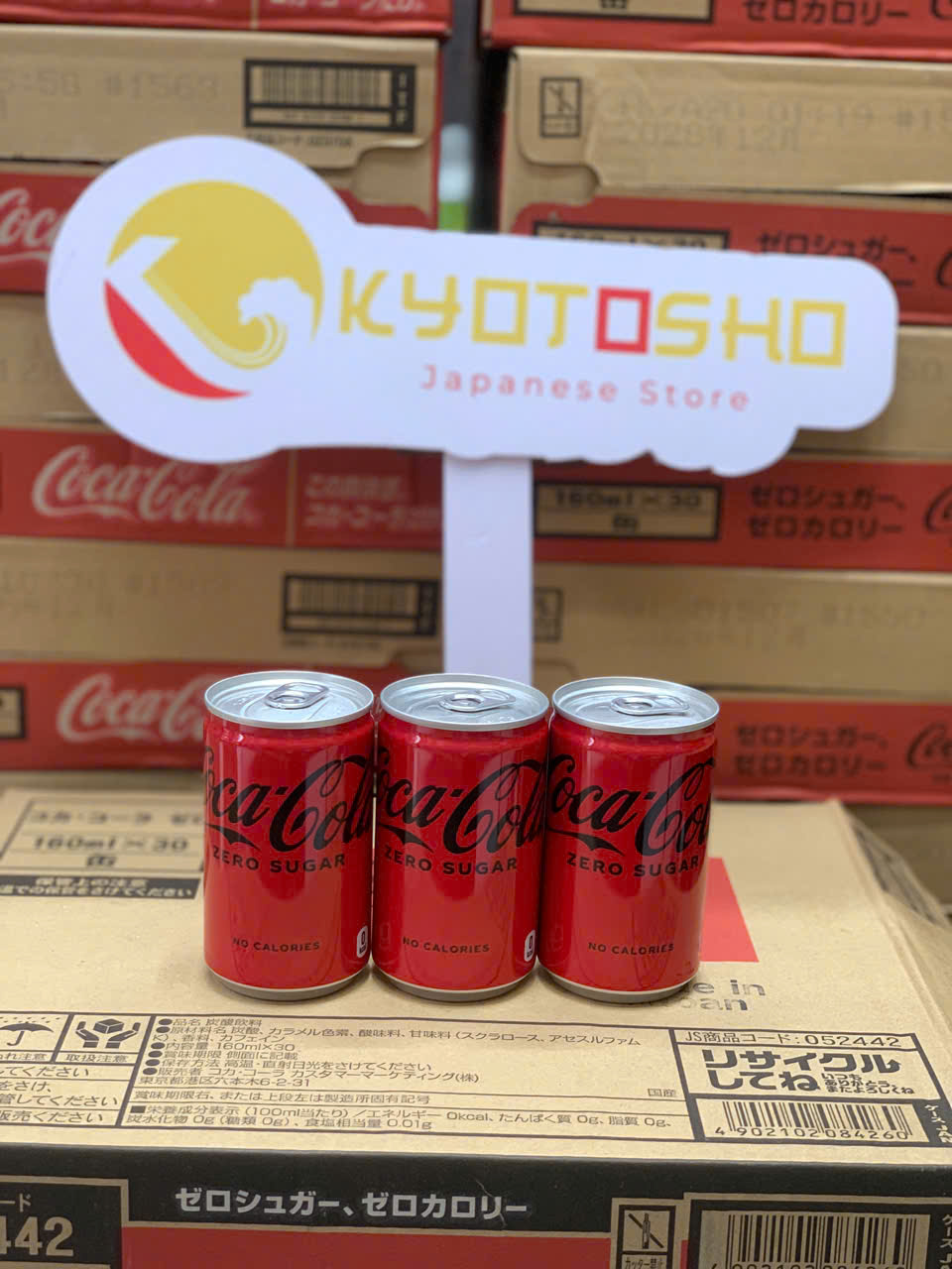 Cocacola Nhật Bản lon 160ml Zero không đường