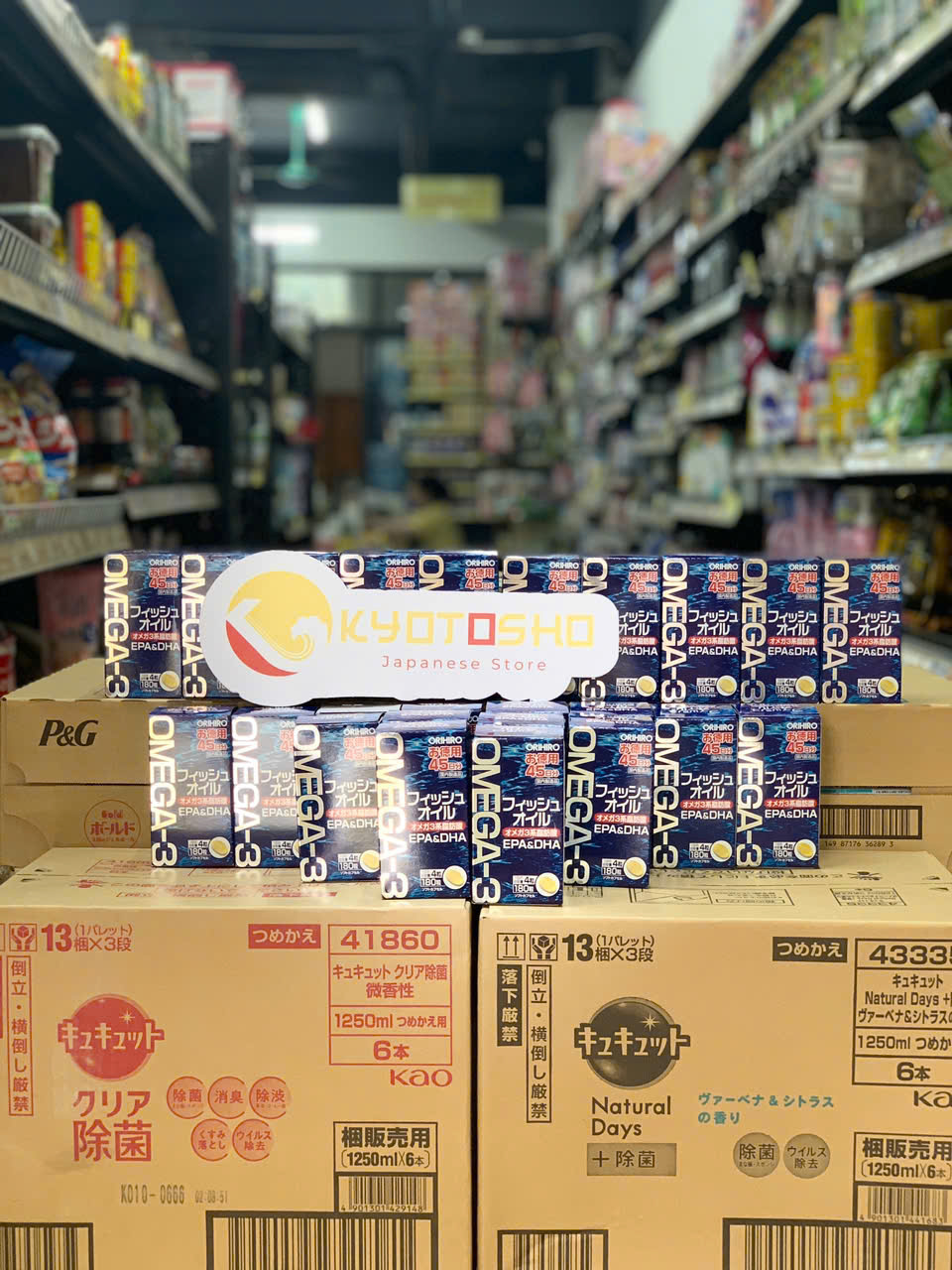 Dầu cá Omega 3 Orihiro 180 viên xanh(T24)
