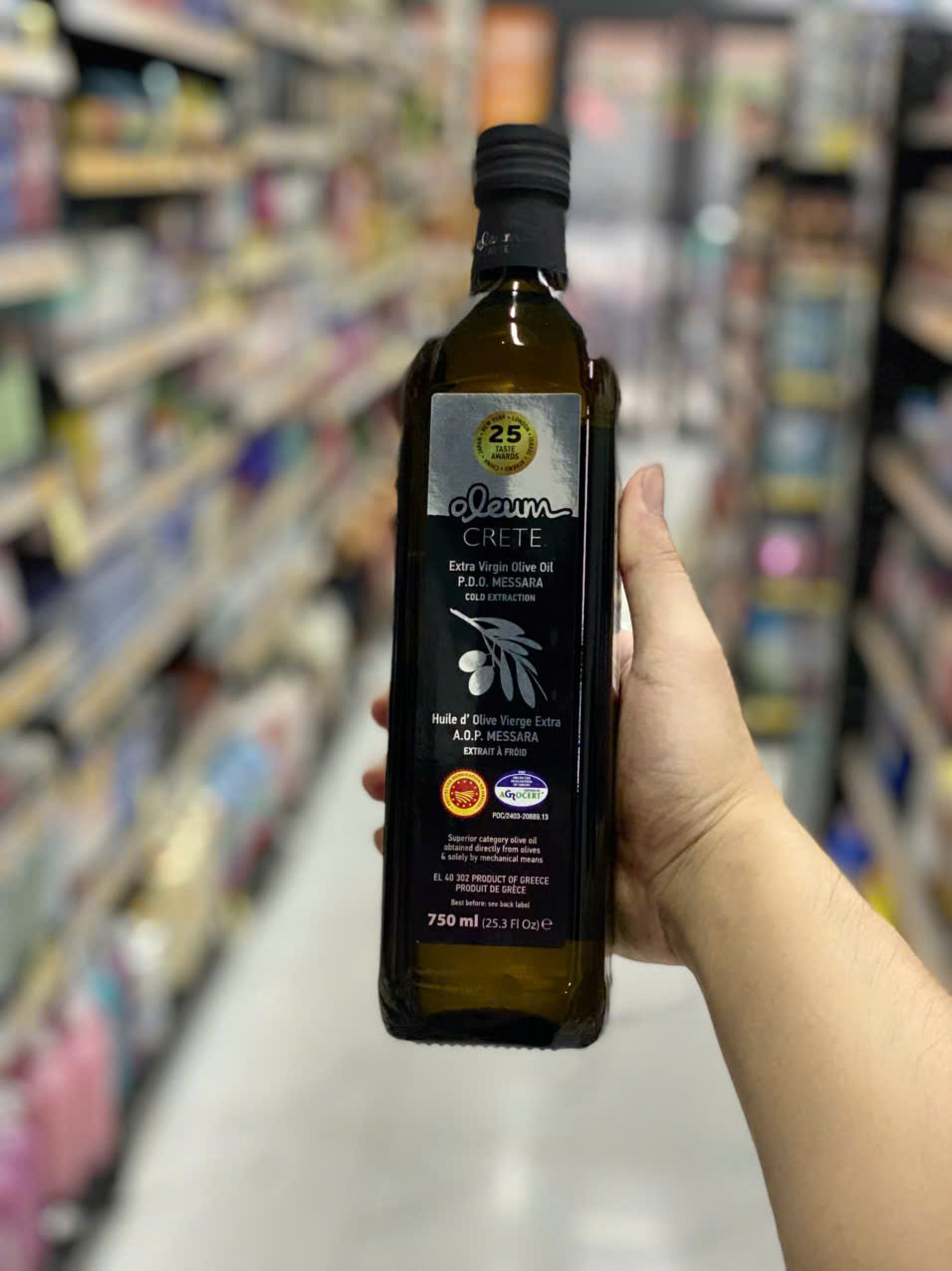 Dầu ô liu extra ViRGIN 750ml