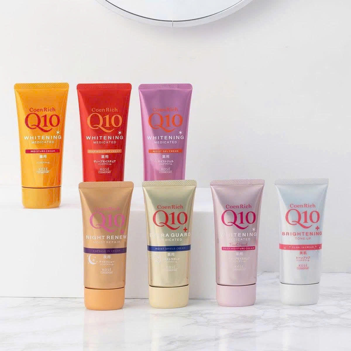 Kem dưỡng da tay Coenrich Tone Up Hand Cream 80g – Q10 trắng