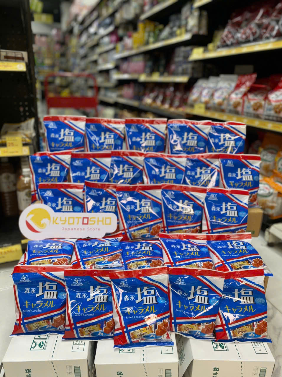 Kẹo Caramen muối Morinaga 92g