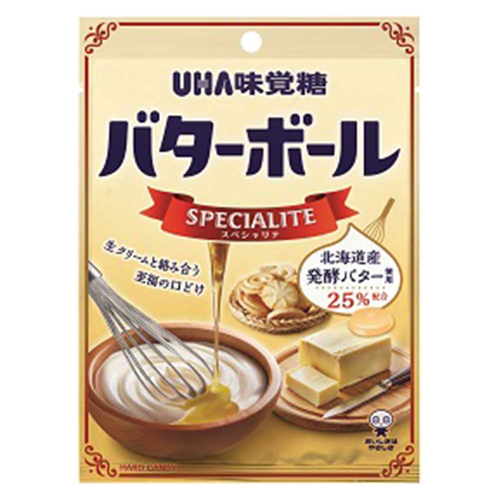 Kẹo UHA Mikakuto bánh quy bơ sữa 53g
