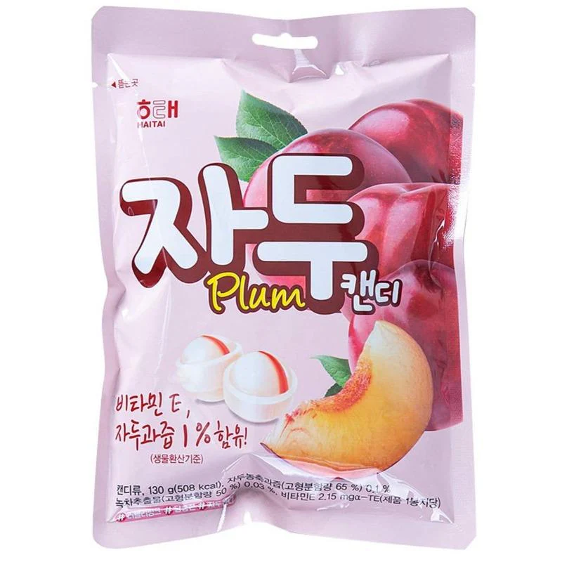 Kẹo mận đào Haitai 130g Hàn Quốc
