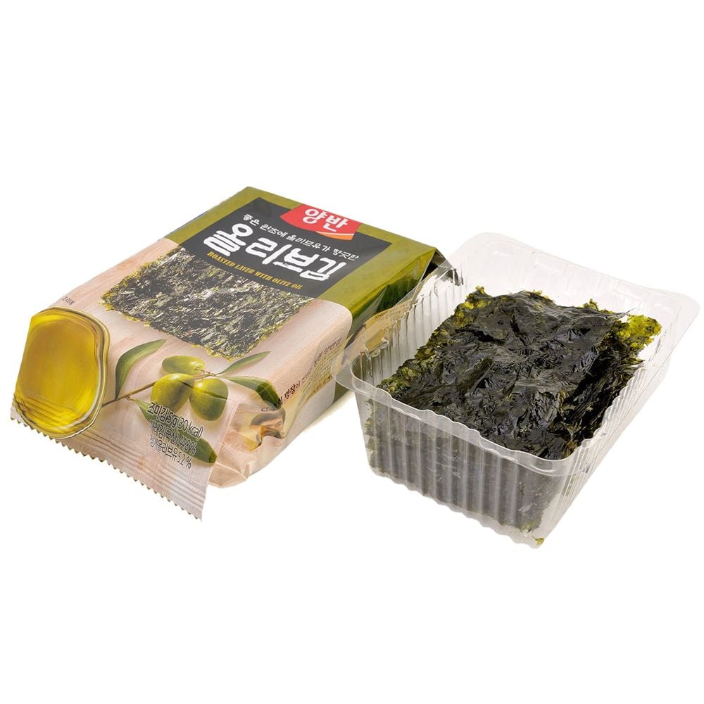 Set 3 gói rong biển truyền thống vị dầu olive ONJUNGWON