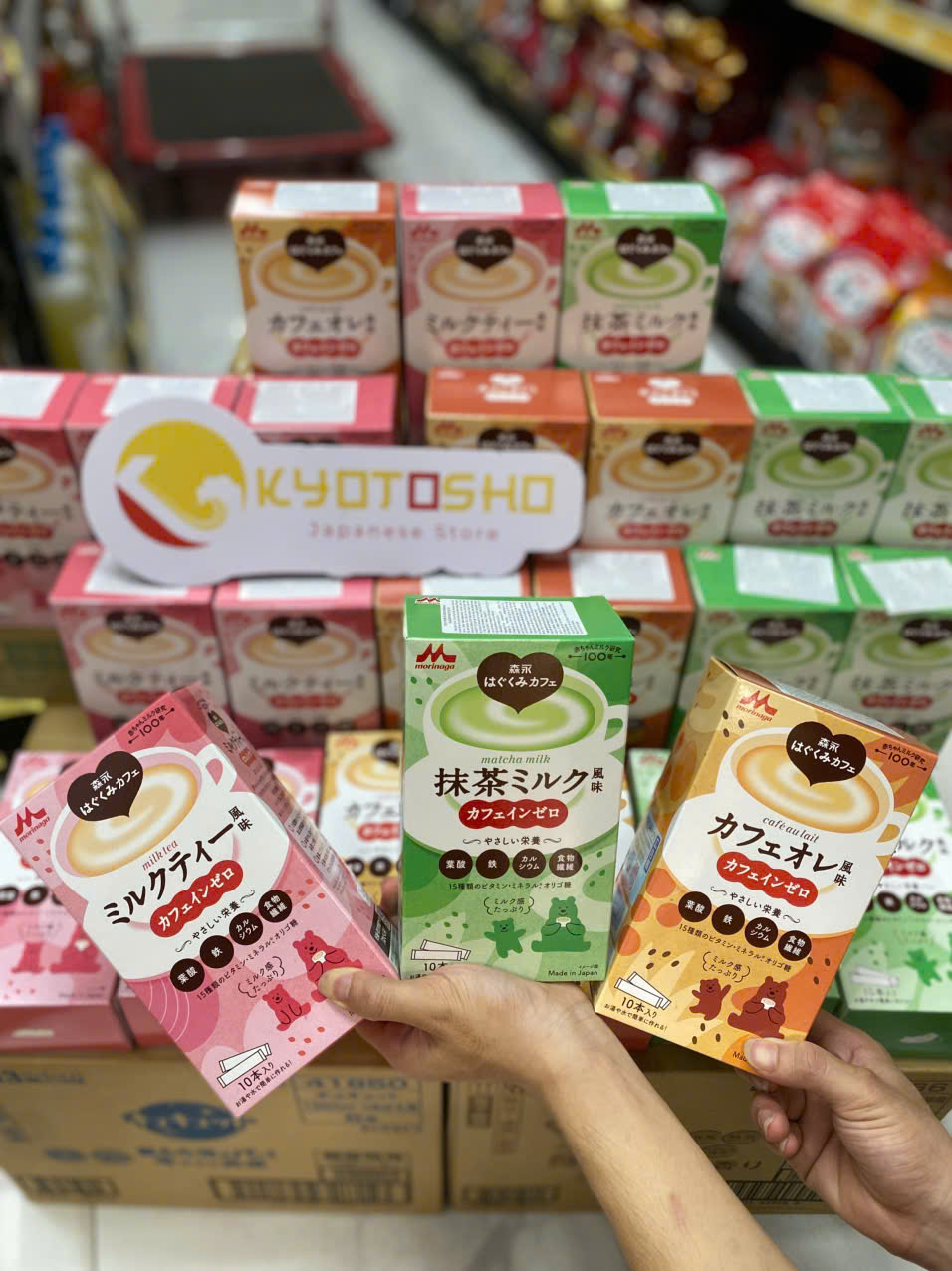 Sữa bà bầu Morinaga - trà sữa MM hộp 10 gói