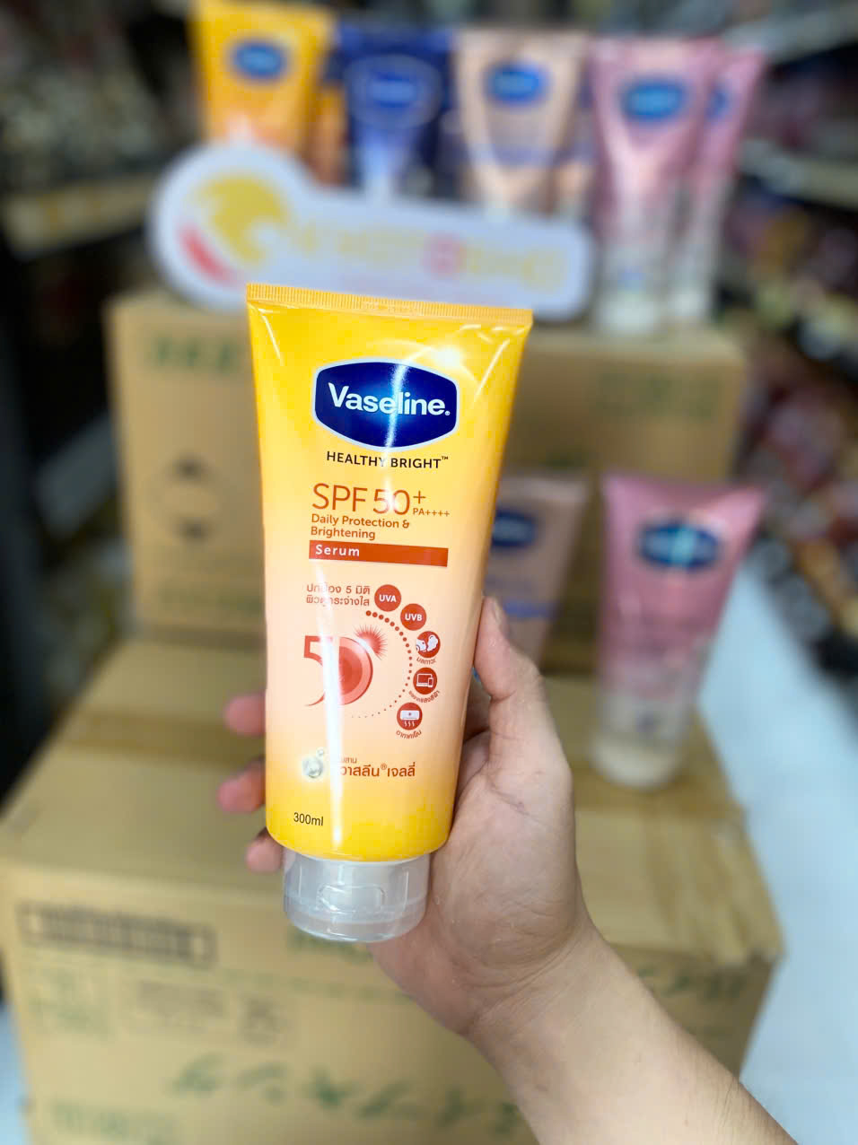 Sữa dưỡng thể Vaseline 50X Thái Lan 320ml