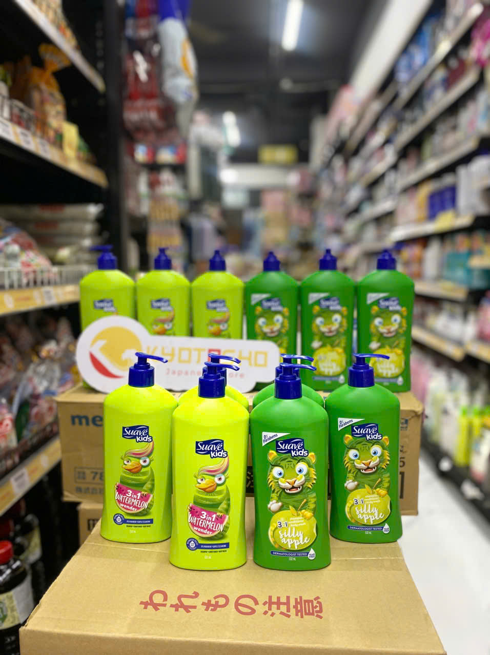 Sữa tắm gội xả cho bé 3in1 Suave Kids hương dưa hấu 532ml