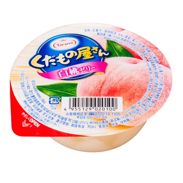 Thạch hoa quả đào 160g TARAMI Nhật