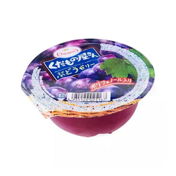 Thạch hoa quả nho đen 160g TARAMI Nhật