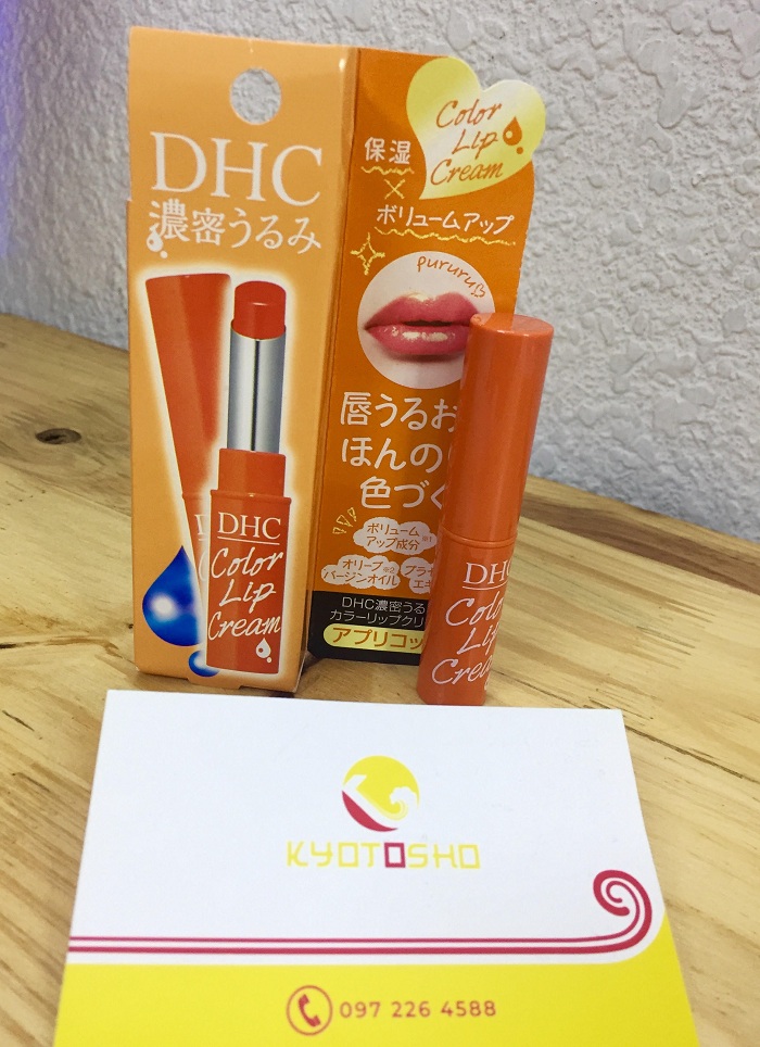 son dưỡng DHC color Lip Cream Cam 8974