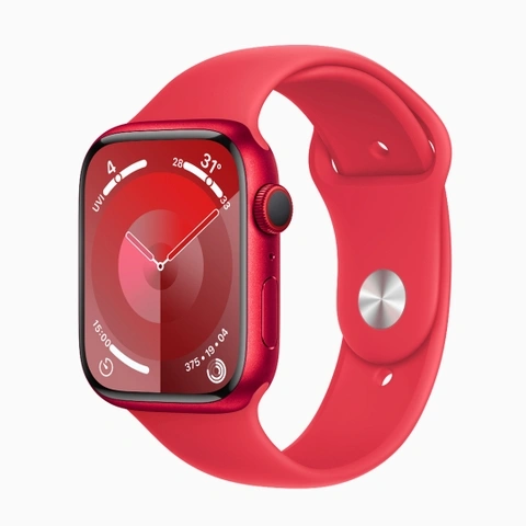 Apple Watch Series 9 - GPS, 41mm - Vỏ Nhôm Dây Cao Su - Un Box 100% - Đỏ