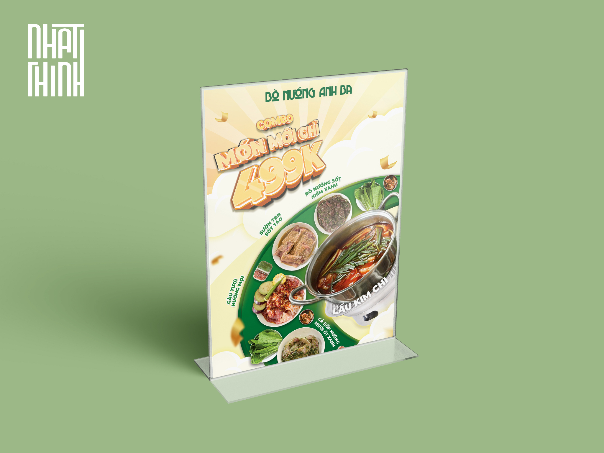 STANDEE A5 ĐỂ BÀN MS01