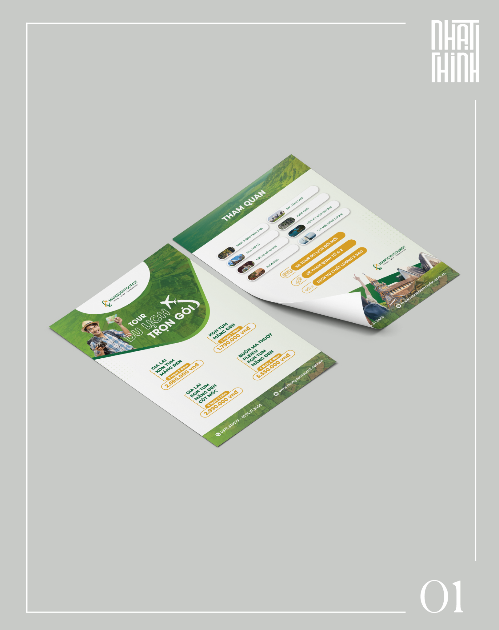 FLYER Du lịch MS001