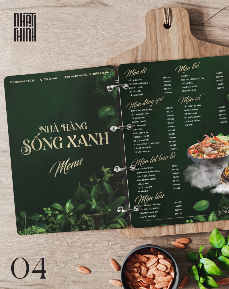 MENU NHỰA NHÁM MS04