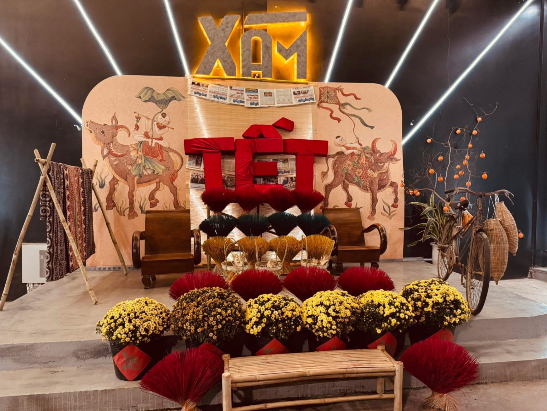 DECOR TẾT - XÁM COFFEE