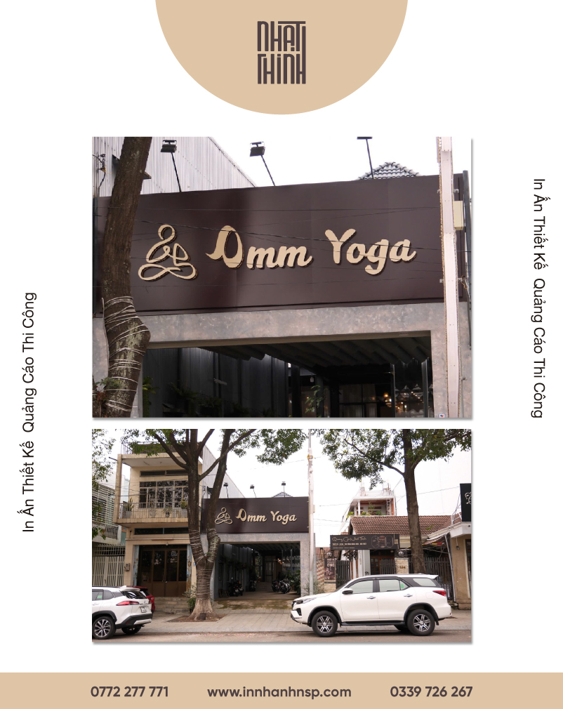 BẢNG HIỆU OMM YOGA