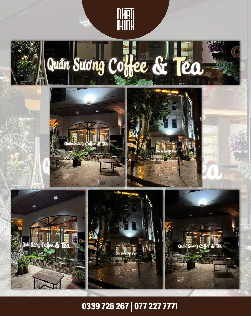 BẢNG HIỆU ĐÃ THI CÔNG TẠI MĂNG ĐEN