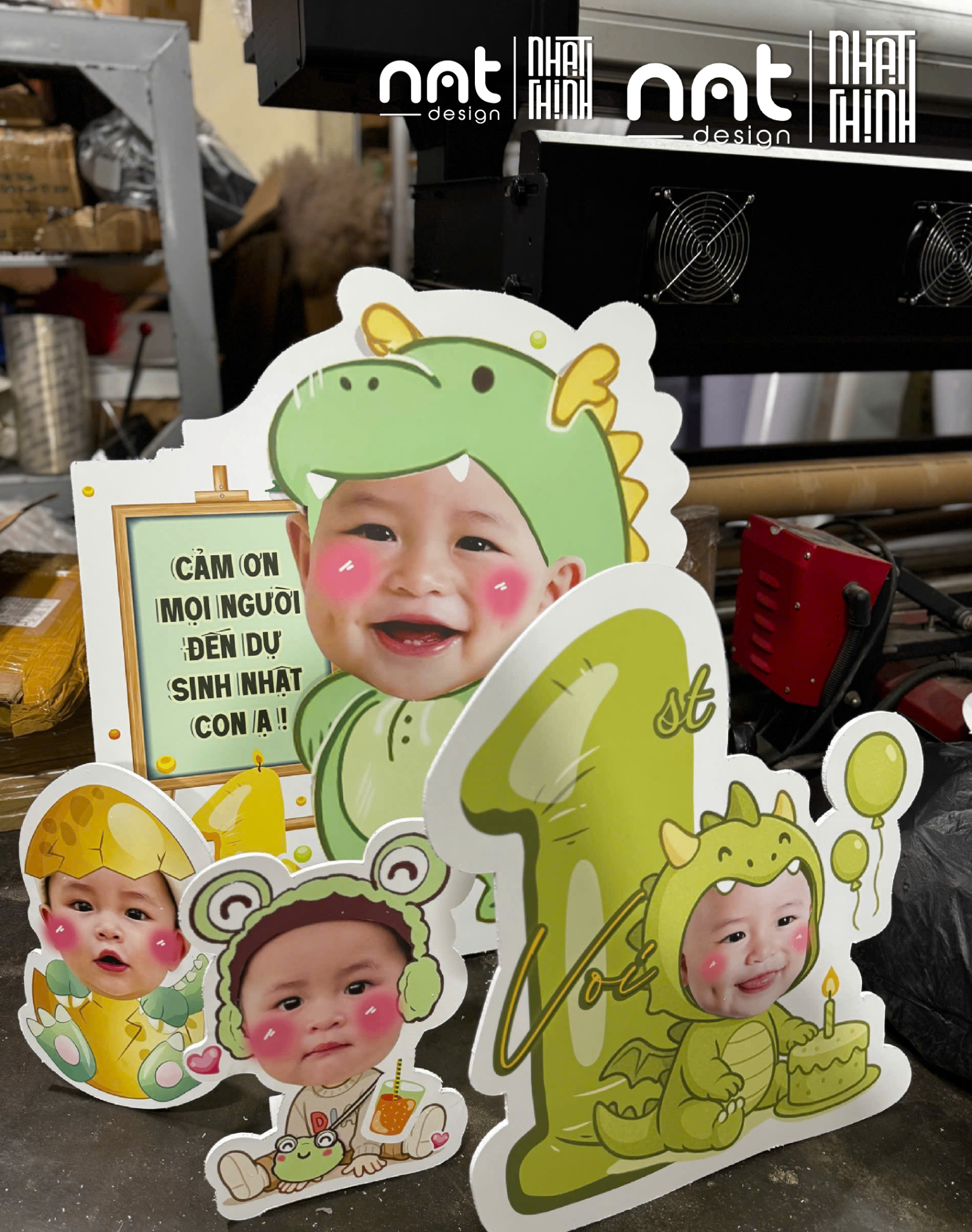 DECOR CHIBI SINH NHẬT CHO BÉ_CÁN FOXM