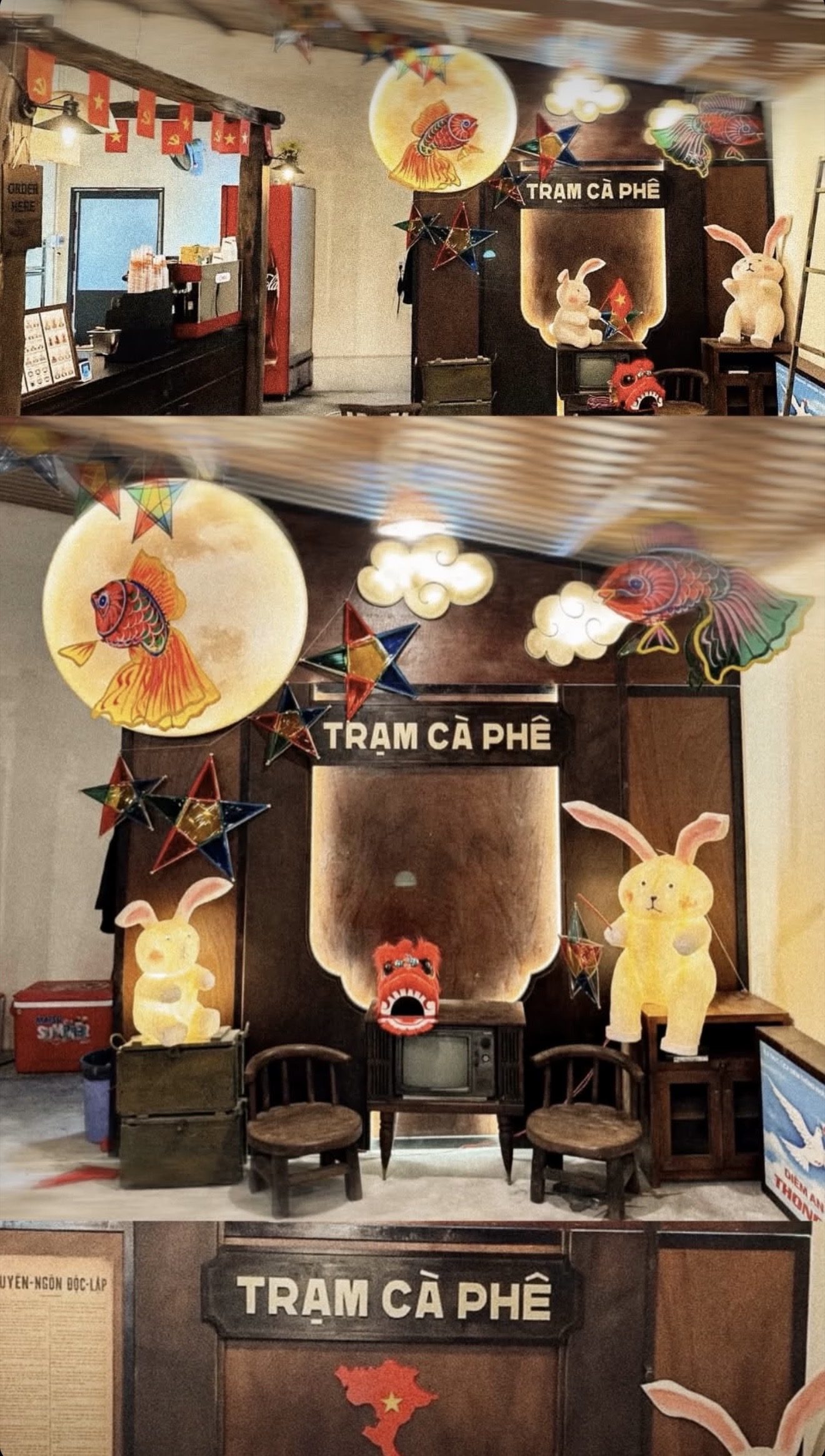DECOR TRUNG THU - TRẠM CÀ PHÊ