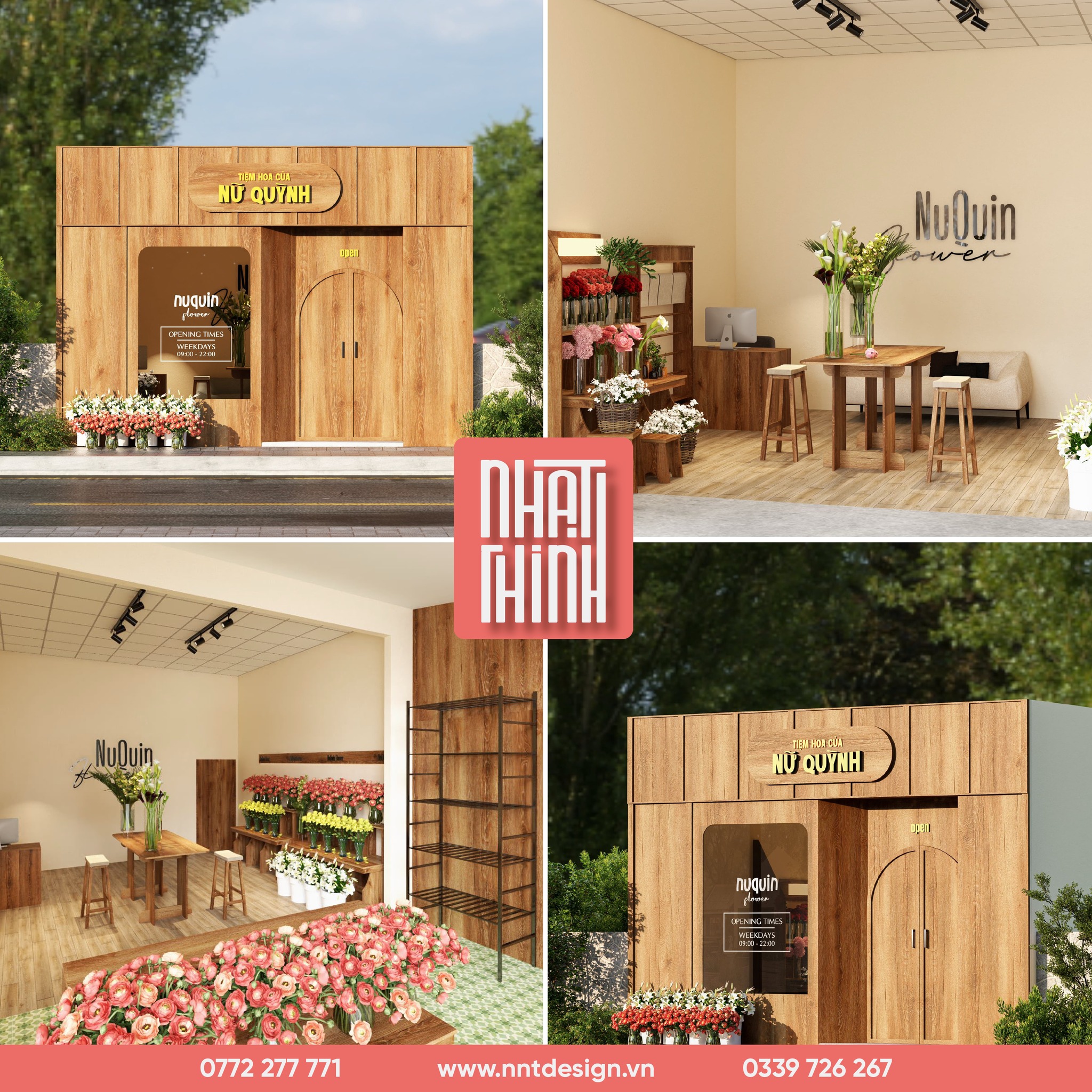 DEMO PHƯƠNG ÁN CẢI TẠO – TIỆM HOA XINH YÊU