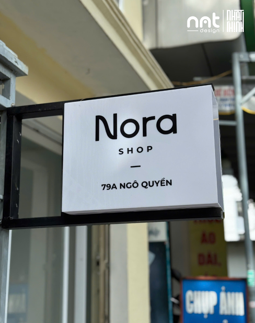 HỘP MICA SÁNG ĐÈN SHOP ĐỒ