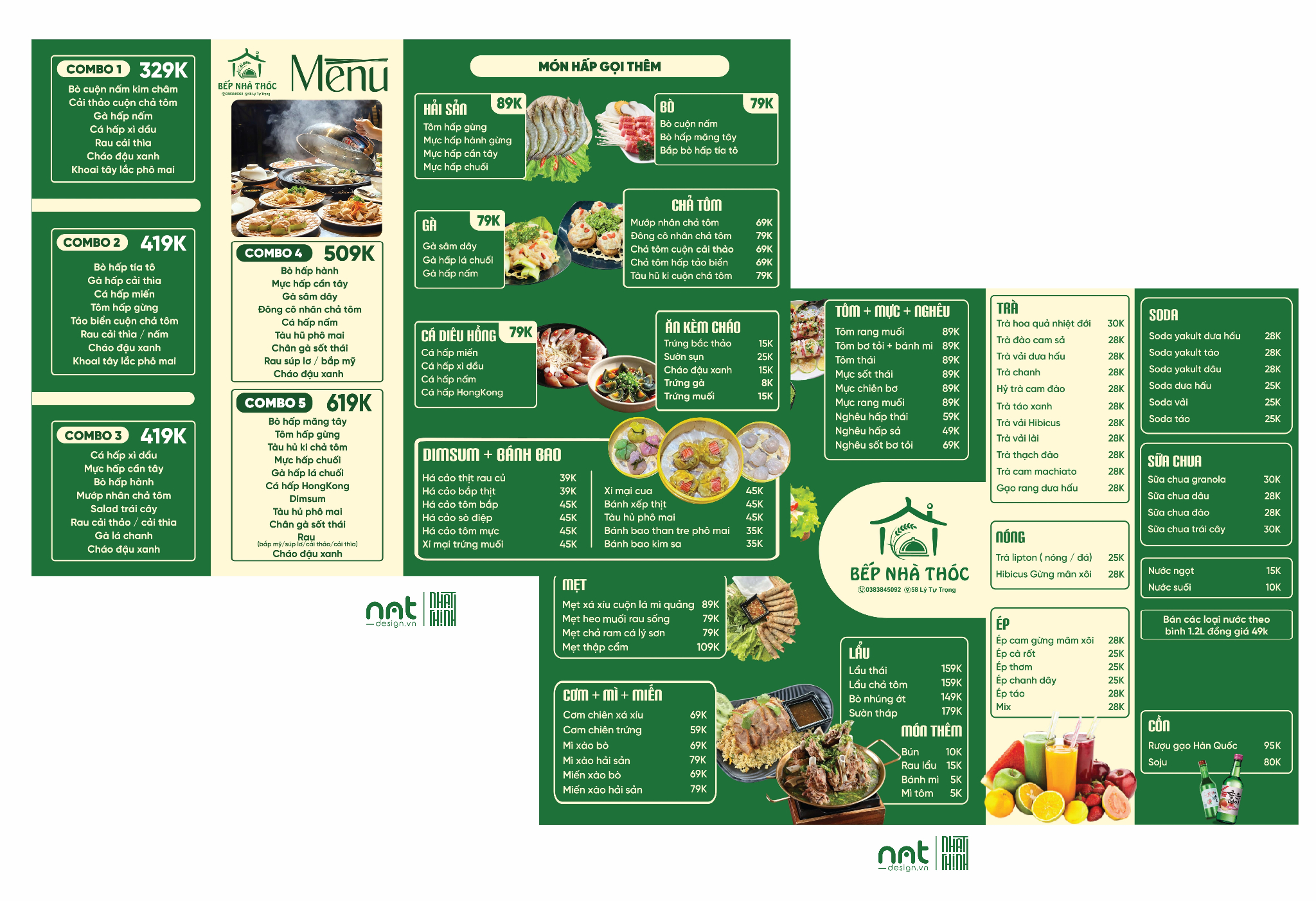 MENU BẾP NHÀ THÓC